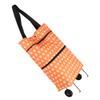rolling tote bag, shopping cart bags with Wheels, Oxford Cloth Material Foldable Dual Purpose Wheel Rolling Shopping Bag() view 3