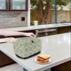 Toaster Dust Cover with Pockets, Abstract Geometric White Line Sage Green Texture Soft Washable 4 Slice Toaster Cover, Dust-proof Cover for Small Appliance Cover and Fingerprint Protection view 4