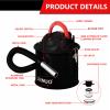 JIENUO Ash Vacuum Cleaner, with Semi Auto Filter Clean and 1000W Powerful Suction, 4 Gallon Ash Vac with Blower Function for Fireplaces, Pellet Stoves, Fire Pits and Grills view 2