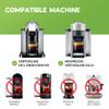 Stainless Steel Reusable Pod Compatible with Nespresso VertuolineGCA1, BENFUCHEN Metal Refillable Coffee Capsule For Nespresso Vertuoline ENV135, Brew Coffee 230ML/7.5OZ(BIG Cup), 1 Pod 1 Tamper view 2