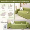 Chenille Sofa Couch Cushion Covers for 2/3/4 Seat,Waterproof Sofa Slipcovers Herringbone Recliner Sectional Couch Covers Blanket,Sofa Covers Washable Furniture Protector for Dogs Pets Living Room ( Co view 4