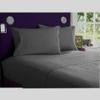 AHJ Beddings 1000 Thread Count 7 Piece Duvet Cover Set (4 pc Sheet Set 8 inch Deep Pocket + 3 pc Duvet Cover Set) 100% Egyptian Cotton - (RV-Short-King Size, Elephant Grey Solid) view 3