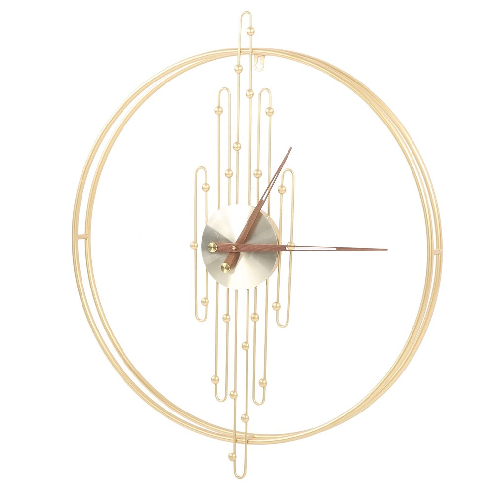 XHTLLO Wall Clock, Walnut Hands Delicate Beautiful Fashionable Large Wall Clocks, Good Visual Effects Not Fade Wall Clock Decorative, for Bedroom, Kitchen, Patio
