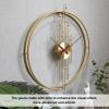 XHTLLO Wall Clock, Walnut Hands Delicate Beautiful Fashionable Large Wall Clocks, Good Visual Effects Not Fade Wall Clock Decorative, for Bedroom, Kitchen, Patio view 2