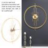 XHTLLO Wall Clock, Walnut Hands Delicate Beautiful Fashionable Large Wall Clocks, Good Visual Effects Not Fade Wall Clock Decorative, for Bedroom, Kitchen, Patio view 3