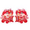 balacoo 2pcs Dragon Door Stickers Chinese Year Decorations Bright Colors Patterns Easy to Install for Home Decor view 1
