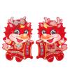 balacoo 2pcs Dragon Door Stickers Chinese Year Decorations Bright Colors Patterns Easy to Install for Home Decor view 2
