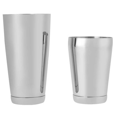 Bar Tool Stainless Steel Boston Shaker Cocktail Shaker Bar Shaker Set, Bartender Kit Cocktail Tin Bartender Barware(silver)