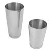 Bar Tool Stainless Steel Boston Shaker Cocktail Shaker Bar Shaker Set, Bartender Kit Cocktail Tin Bartender Barware(silver) view 2