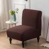 Armless Chair Slipover Elastic 1 Piece Large Size Accent Chair Covers Stretch Living Room Slipper Stretch Sofa Slipcover Spandex Jacquard Fabric Removable Washable Non-Slip For Home Hotel Bedroom ( Co view 1