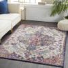 BoutiqueRugs Okarche Traditional Area Rug - Teal, Burgundy, Mustard - 3'11" x 5'7" view 2