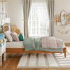 AFI, Quincy Twin Solid Wood Low Profile Platform Bed, Light Toffee view 4