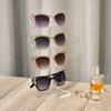 2 Pack Premium Acrylic Eyewear Display Stand, Sunglasses Rack, Glasses Organizer, Sunglasses Holder, Optical Frame Stand, Ski Goggles Display up to 4 Frames with each Holder. (4 Tier) view 2