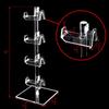 2 Pack Premium Acrylic Eyewear Display Stand, Sunglasses Rack, Glasses Organizer, Sunglasses Holder, Optical Frame Stand, Ski Goggles Display up to 4 Frames with each Holder. (4 Tier) view 4
