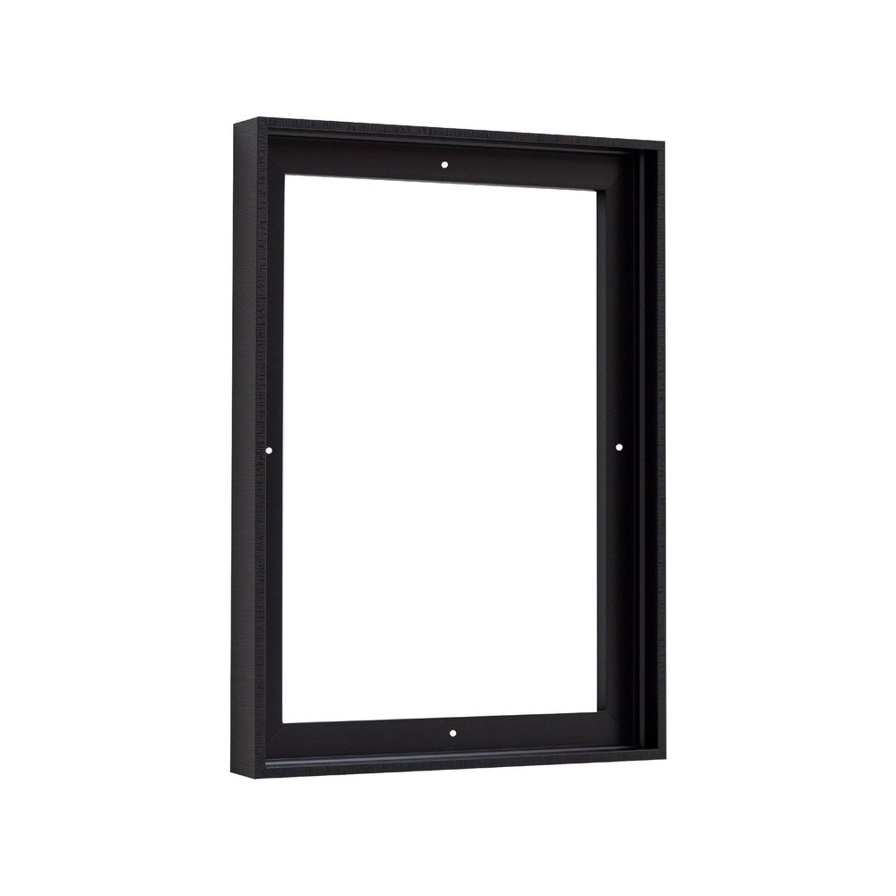 Pixy Canvas Floater Frame 4x8 for 3/4 (0.75) inch Deep Canvas Paintings/Canvas Prints/Wood Canvas Panels/Wall Art/Wall Decor/Home Decor/Artwork (Black Stripe, 4 x 8 inch, Portrait)