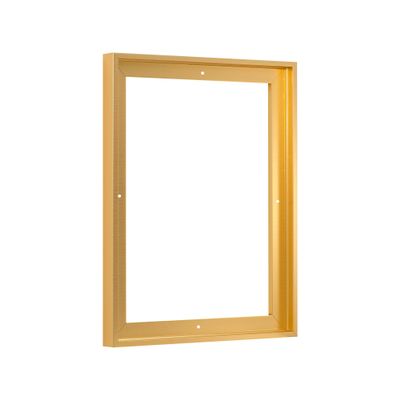 Pixy Canvas Floater Frame 5x10 for 3/4 (0.75) inch Deep Canvas Paintings/Canvas Prints/Wood Canvas Panels/Wall Art/Wall Decor/Home Decor/Artwork (Brass Gold, 5 x 10 inch, Portrait)