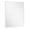 Signature Hardware 953931 Kardon 24" W x 30" H Transitional Rectangular Framed Bathroom Wall Mirror - Satin White view 4