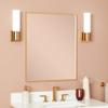 Signature Hardware 953931 Kardon 24" W x 30" H Transitional Rectangular Framed Bathroom Wall Mirror - Satin Gold view 1