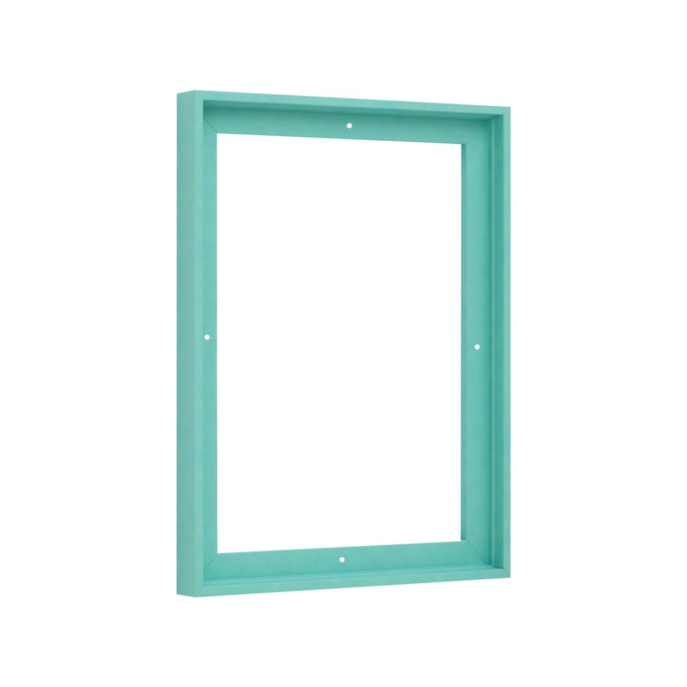 Pixy Canvas Floater Frame 5x6 for 3/4 (0.75) inch Deep Canvas Paintings/Canvas Prints/Wood Canvas Panels/Wall Art/Wall Decor/Home Decor/Artwork (Lucite Green, 5 x 6 inch, Portrait)