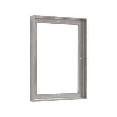 Pixy Canvas Floater Frame 5x6 for 3/4 (0.75) inch Deep Canvas Paintings/Canvas Prints/Wood Canvas Panels/Wall Art/Wall Decor/Home Decor/Artwork (Antique Silver, 5 x 6 inch, Portrait)