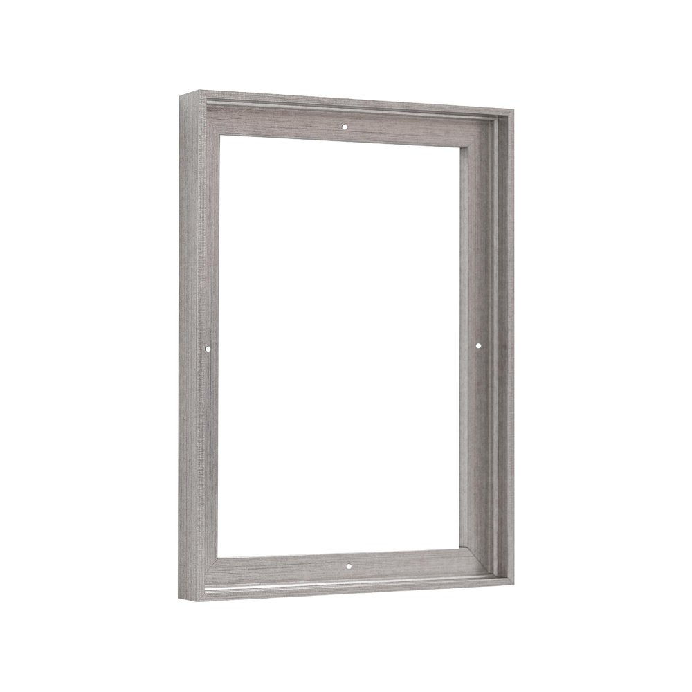 Pixy Canvas Floater Frame 5x6 for 3/4 (0.75) inch Deep Canvas Paintings/Canvas Prints/Wood Canvas Panels/Wall Art/Wall Decor/Home Decor/Artwork (Antique Silver, 5 x 6 inch, Portrait)