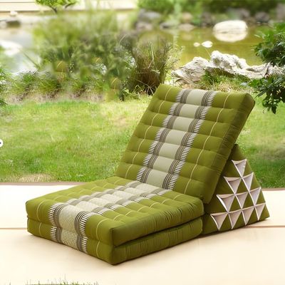 ComfortableThai Triangular Cushion, Tri Fold Mat With Triangle Cushion Floor Mattress Foldable For TV, Reading Or Relaxation Futon Mattress Or Thai Massage Mat ( Color : Style G , Size : 180X55X40CM )
