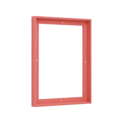 Pixy Canvas Floater Frame 5x6 for 3/4 (0.75) inch Deep Canvas Paintings/Canvas Prints/Wood Canvas Panels/Wall Art/Wall Decor/Home Decor/Artwork (Pastel Red/Pink, 5 x 6 inch, Portrait)