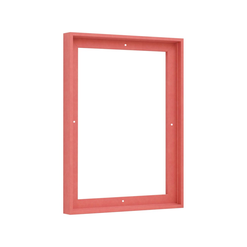 Pixy Canvas Floater Frame 5x6 for 3/4 (0.75) inch Deep Canvas Paintings/Canvas Prints/Wood Canvas Panels/Wall Art/Wall Decor/Home Decor/Artwork (Pastel Red/Pink, 5 x 6 inch, Portrait)
