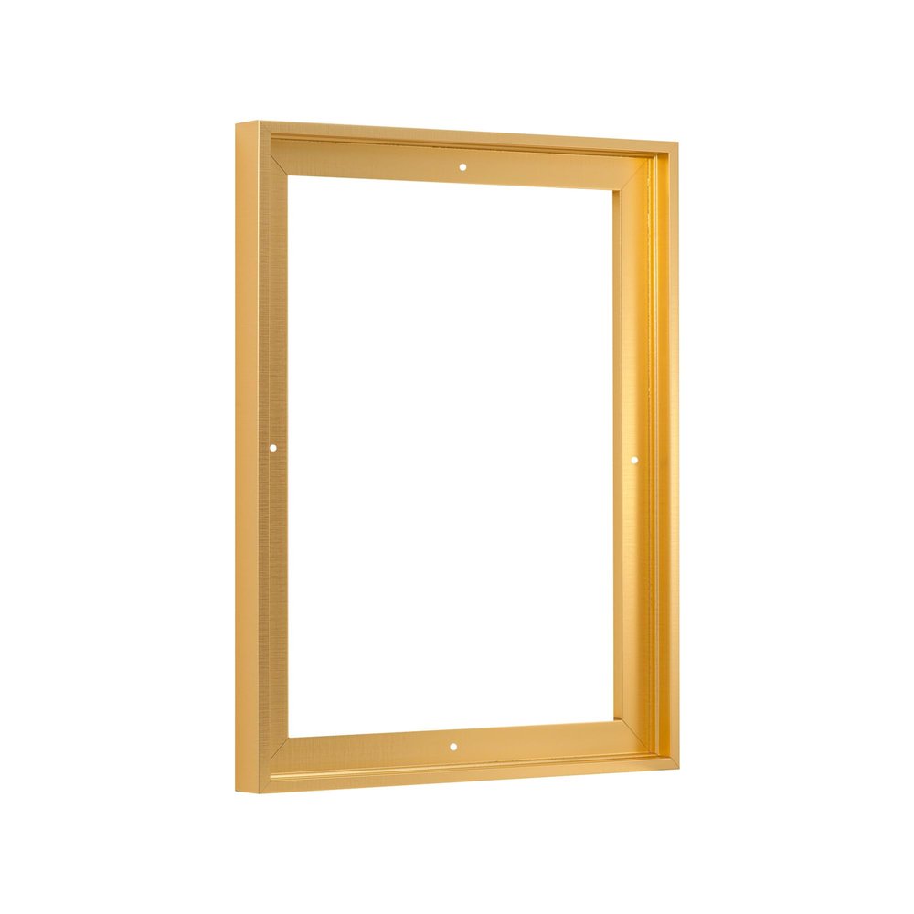 Pixy Canvas Floater Frame 5x6 for 3/4 (0.75) inch Deep Canvas Paintings/Canvas Prints/Wood Canvas Panels/Wall Art/Wall Decor/Home Decor/Artwork (Brass Gold, 5 x 6 inch, Portrait)