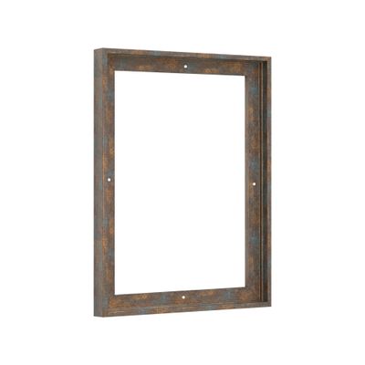 Pixy Canvas Floater Frame 5x6 for 3/4 (0.75) inch Deep Canvas Paintings/Canvas Prints/Wood Canvas Panels/Wall Art/Wall Decor/Home Decor/Artwork (Rusty Blue, 5 x 6 inch, Portrait)