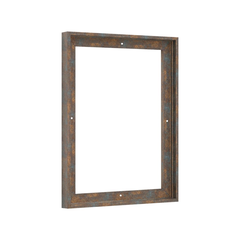 Pixy Canvas Floater Frame 5x6 for 3/4 (0.75) inch Deep Canvas Paintings/Canvas Prints/Wood Canvas Panels/Wall Art/Wall Decor/Home Decor/Artwork (Rusty Blue, 5 x 6 inch, Portrait)