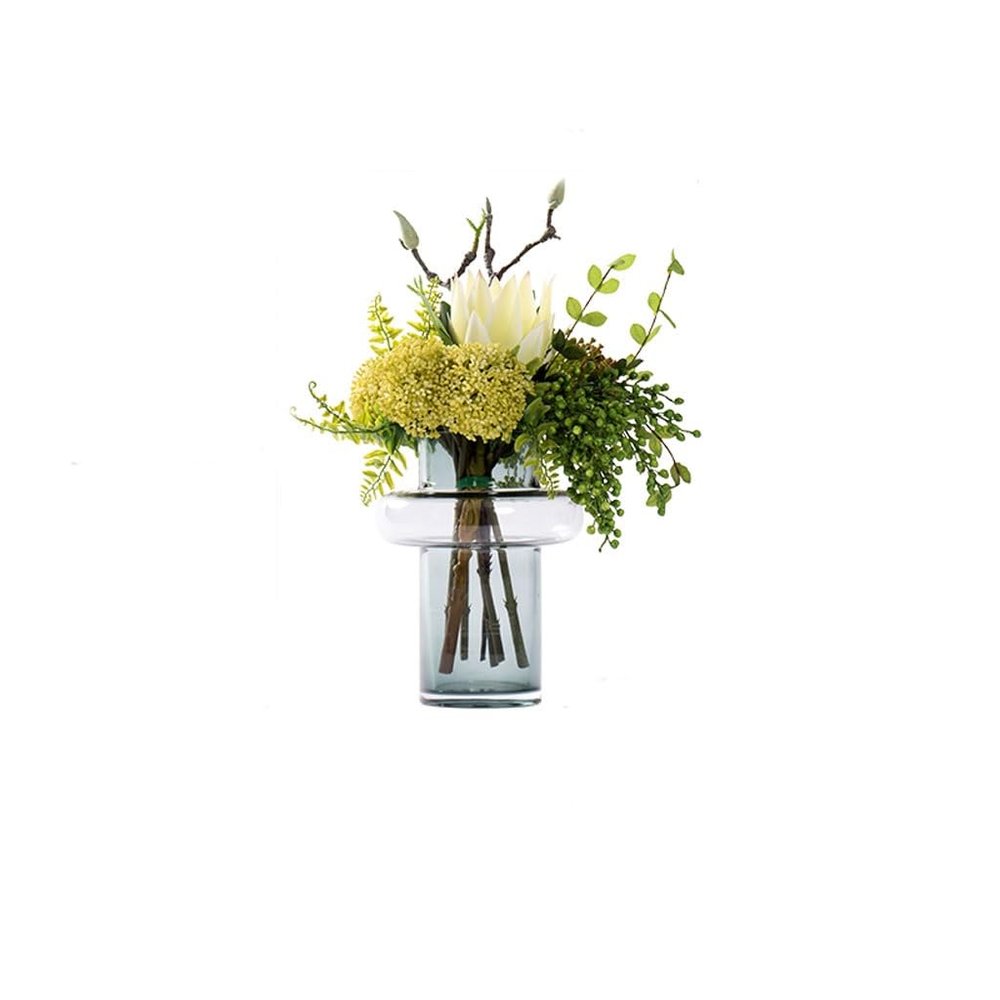 BABETT Artificial Small Bonsai Tree Chinese Creative Simulation Flower Art Decoration Desk Bookcase Porch Decoration Hotel Bonsai Decoration Living Room Fake Plant Greenery Decor