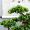 Artificial Small Bonsai Tree Artificial Plants Bonsai Tree Faux Plants Desk Display, Simulation Pine Tree Potted Plant For Home Decoration Garden Feng Shui Decoration Living Room Fake Plant Greenery D view 4