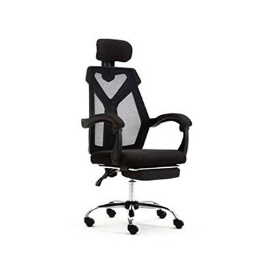 Gaming Chair, Ergonomic Adjustable Office Chair with Lumbar Support and Wheels High Back with Breathable Mesh Thick Seat Cushion