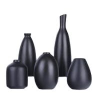 MOooy Ceramic Vase Set Small Flower Vases,Modern Boho Home Decor,Decorative Vase for Pampas Grass&Dried Flowers,idea Shelf,Table,Bookshelf Entryway (Five Piece Set)