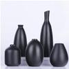 MOooy Ceramic Vase Set Small Flower Vases,Modern Boho Home Decor,Decorative Vase for Pampas Grass&Dried Flowers,idea Shelf,Table,Bookshelf Entryway (Five Piece Set) view 2