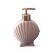Soap Dispenser Kitchen Ceramic Bathroom Lotion Bottle Hotel Soap Squeezer Shell Shaped Dishwashing Liquid Dispenser 280ml/9.8oz Shampoo and Conditioner Dispenser (Color : B) view 1