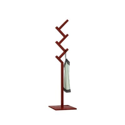 ZARUX Coat Rack Freestanding Solid Wood Coat Rack Nordic Hanger Floor-Standing Storage Rack Space Saving Assembly,Multiple Colors Can Be Selected (Color : A)