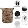 Brebasf Realistic Fall Bird Chickens Dirty Clothes Hampers Drawstring Large Volume,Retro Farm Forest Hunting Theme Wildlife Chickens Birds Laundry Hamper Storage Basket-13.8"W X13.8"L X17.3"H view 4