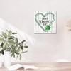 Sokomurg Happy St Patricks Day Sign Wooden St Patricks Day Tables Decorations Wall Office Desk Top Shelf St Patricks Day Wood Decoration for Indoor Home Farmhouse Irish Holiday Decor 8inch view 3