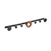 ENGENDER Wall Coat Rack Wall Mounted Coat Rack Indoor Coat Hook Creative Metal Coat Hook Guide Rail Design Wall Mount Free Punch Coat Hook Coat Rack Wall Mounted view 1
