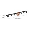 ENGENDER Wall Coat Rack Wall Mounted Coat Rack Indoor Coat Hook Creative Metal Coat Hook Guide Rail Design Wall Mount Free Punch Coat Hook Coat Rack Wall Mounted view 2