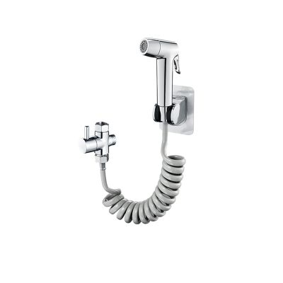 Bidet Sprayer kit for Toilet Diaper Bidet Toilet Sprayer Toilet Bidet Sprayer Handheld Bathroom Shower Head Hose 3.5M Telescopic Hose Water Divider with Bracket,Chrome