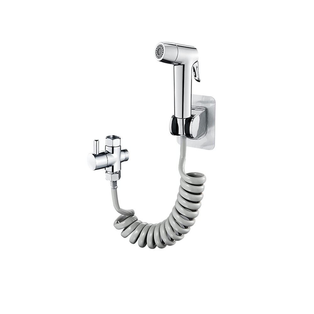 Bidet Sprayer kit for Toilet Diaper Bidet Toilet Sprayer Toilet Bidet Sprayer Handheld Bathroom Shower Head Hose 3.5M Telescopic Hose Water Divider with Bracket,Chrome