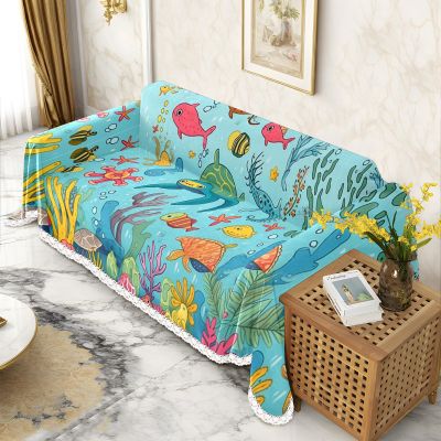 AQUNNEW Ultra Soft Durable Couch Cover Fits Any Sofa Ideal for 3 Cushion L Shape Futons Pet Friendly Outdoor Ready