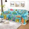 AQUNNEW Ultra Soft Durable Couch Cover Fits Any Sofa Ideal for 3 Cushion L Shape Futons Pet Friendly Outdoor Ready view 3