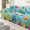 AQUNNEW Ultra Soft Durable Couch Cover Fits Any Sofa Ideal for 3 Cushion L Shape Futons Pet Friendly Outdoor Ready view 4