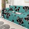 AQUNNEW Ultra Soft Durable Couch Cover Fits Any Sofa Ideal for 3 Cushion L Shape Futons Pet Friendly Outdoor Ready view 4