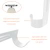 LIFTATAPA Ironing Board Hanger Wall Mount Ironing Board Holder Organizer Wall Rack for Laundry Rooms Space-Saving Storage Rack Hanging Shelf Hanger with Screws (White) view 2
