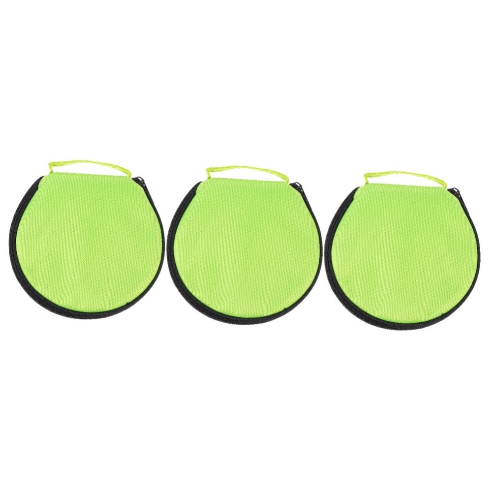 ABOOFAN 3pcs Cd Case Zipper Oxford Cloth Cd Storage Case Holder Organizer for Car